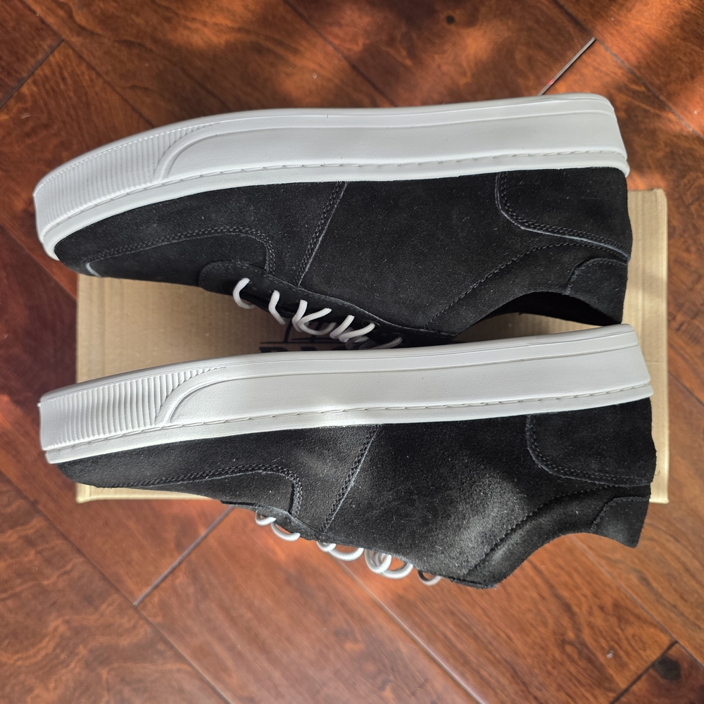 Suede Black Men's Sneakers - Picture 4 of 10